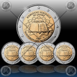 2 EVRO NEMČIJA 2007 (RIMSKA)  A,D,F,G,J